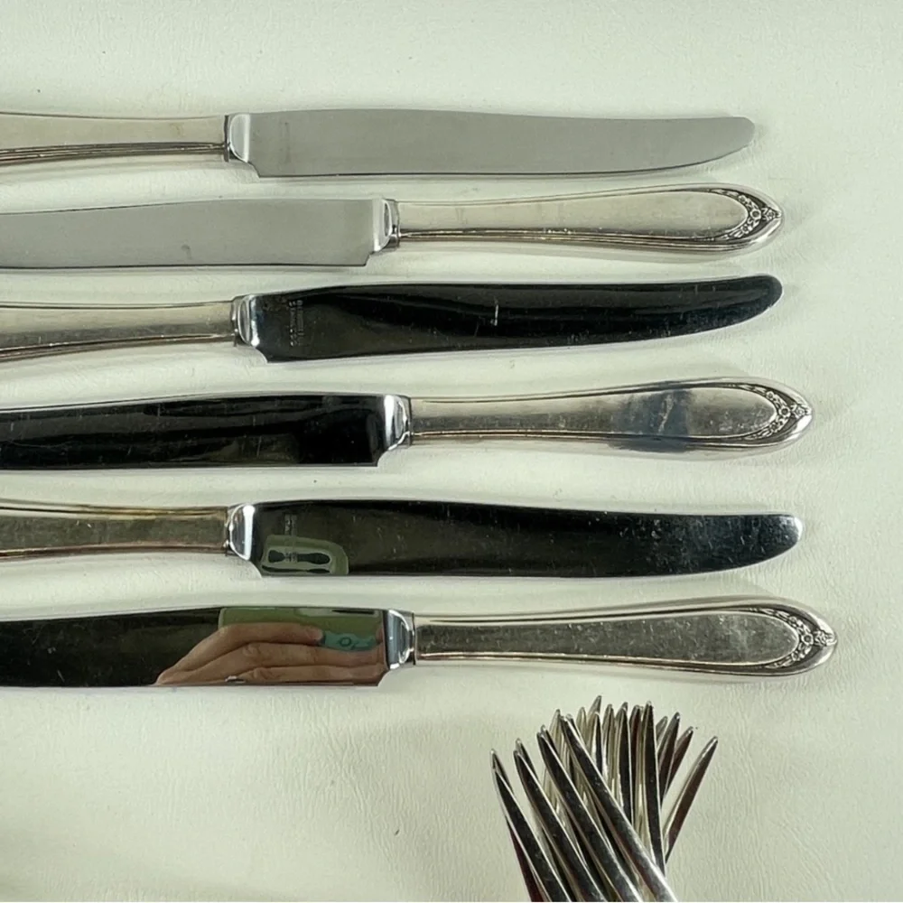 Vintage 1847 Rogers Bros IS Silverplate Flatware “Lovelace” Pattern | Mixed Lot